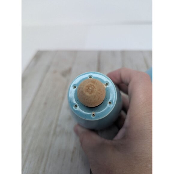 Vintage Set of Vernonware Metlox Heavenly Days Salt and Pepper Shakers MCM - Picture 4 of 11